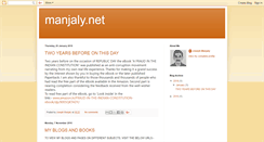 Desktop Screenshot of manjaly.net